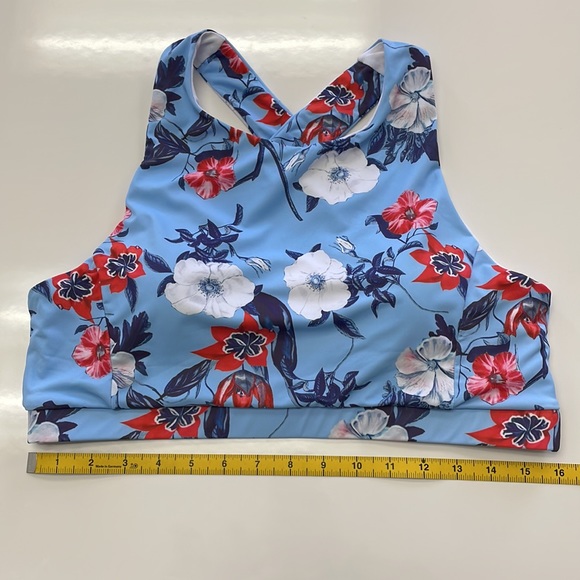 NEW • XL Floral Print Sports Bra - Picture 9 of 15